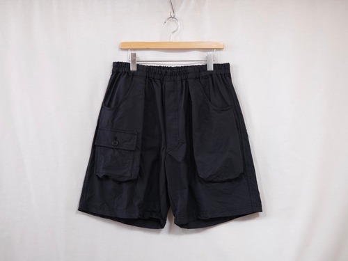 HOMELESS TAILOR”  EQUIPMENT SHORTS BLACK PEPPER”
