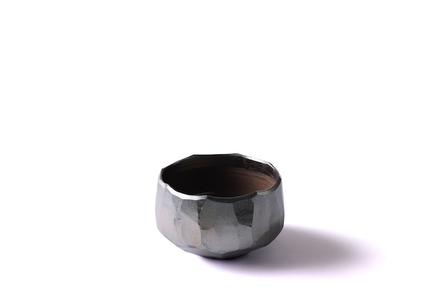 銀化鉄釉-vase-M
