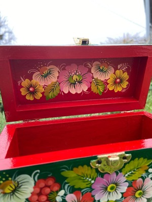 ペトリキフカ・ジュエリーボックス16 cm（Khomenko）