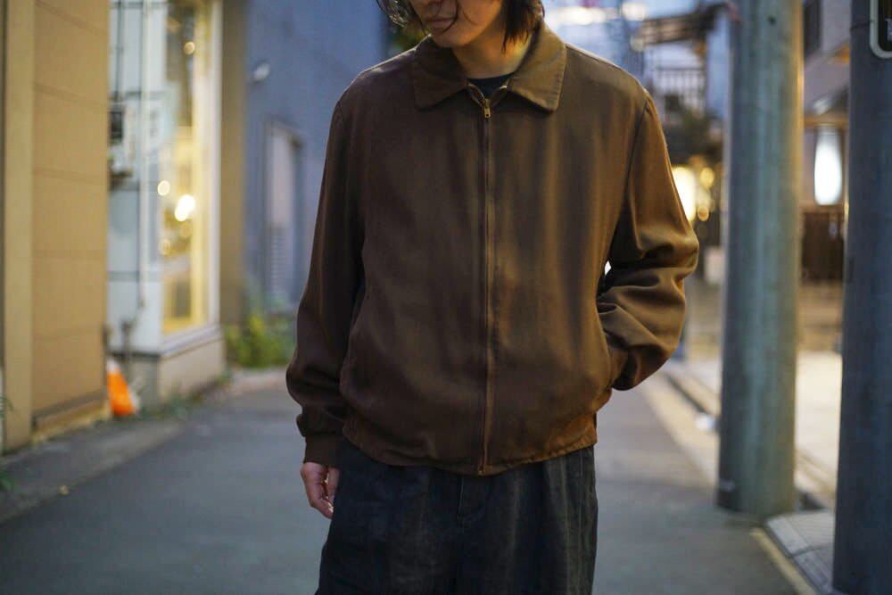 PACIFIC TRAIL] Vintage Rayon Gabardine Drizzler Jacket [1950s