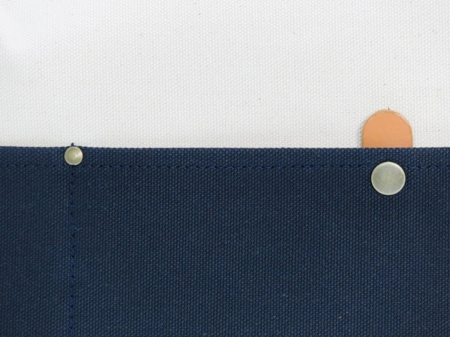 「木綿屋五三郎 帆布コンビダレスボストン」豊岡製  [カラー: ネイビー]  展示品　