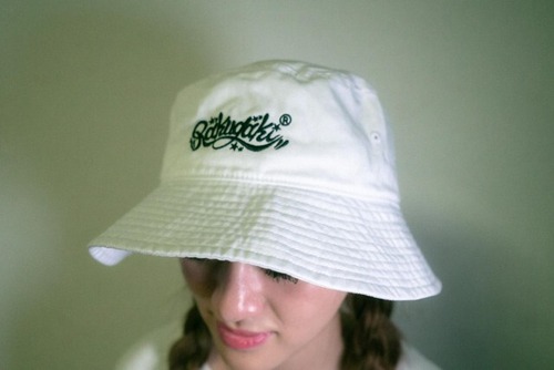 Rakugaki Main Logo Bucket Hat White