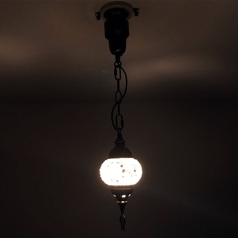 トルコランプ モザイクランプ 吊り下げ型シーリングランプ トルコ製 S