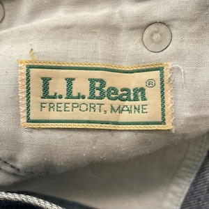 【L.L.Bean】70s 80s USA製 デニム ロングスカート サイズ16 ビンテージ エルエルビーン US古着