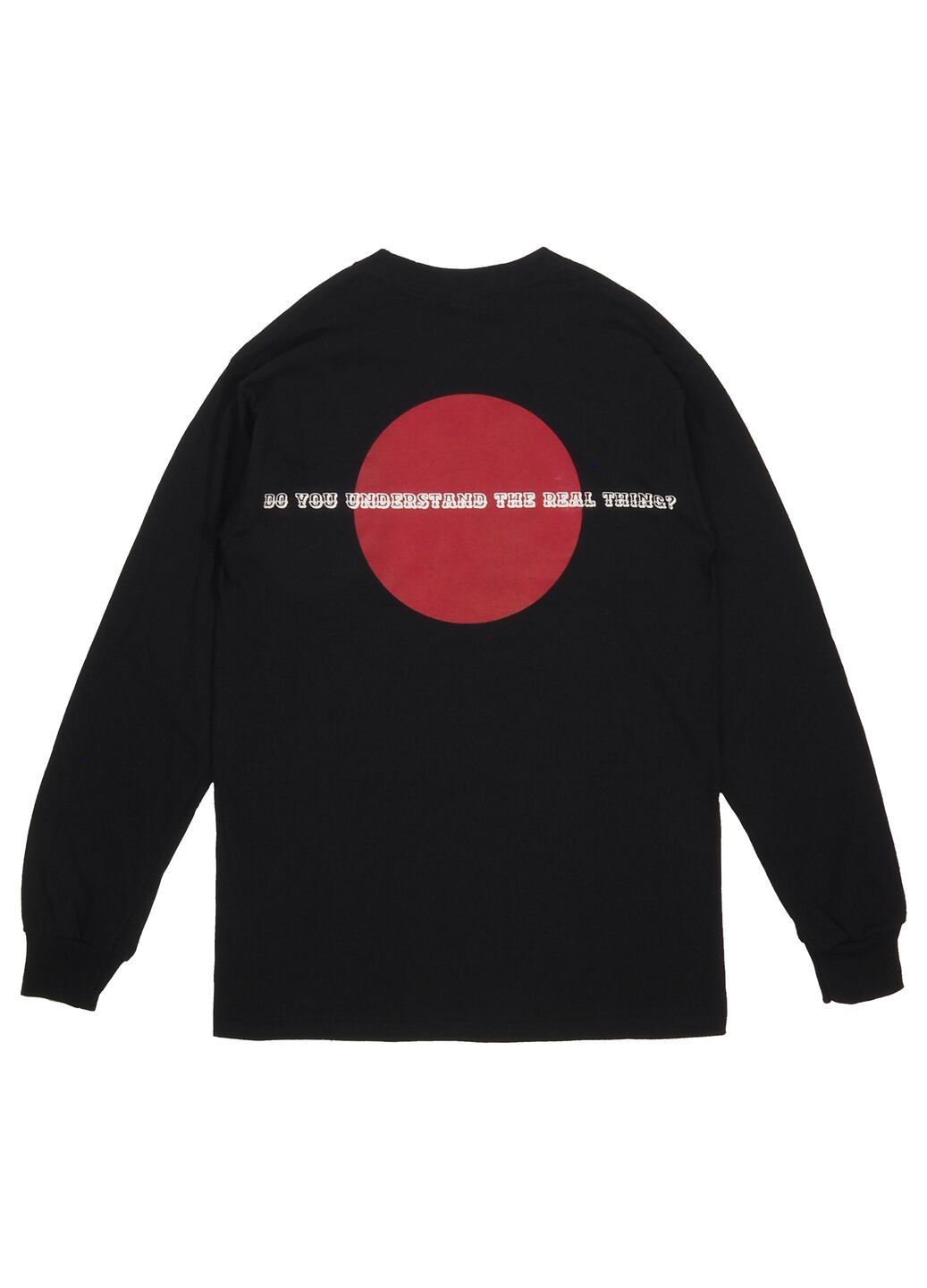 ART PRINT L/S TEE [BLACK]