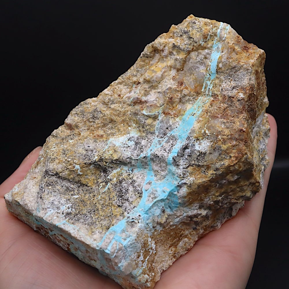 カリフォルニア産！ターコイズ トルコ石 393g TQ298 原石 鉱物 天然石
