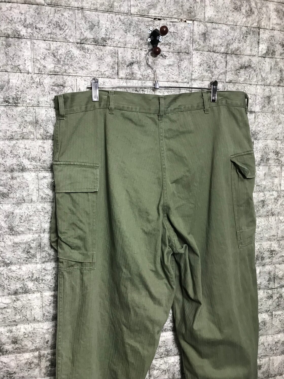 良品 40s 米軍 実物 USARMY M43 HBT フィールド ビッグサイズ 