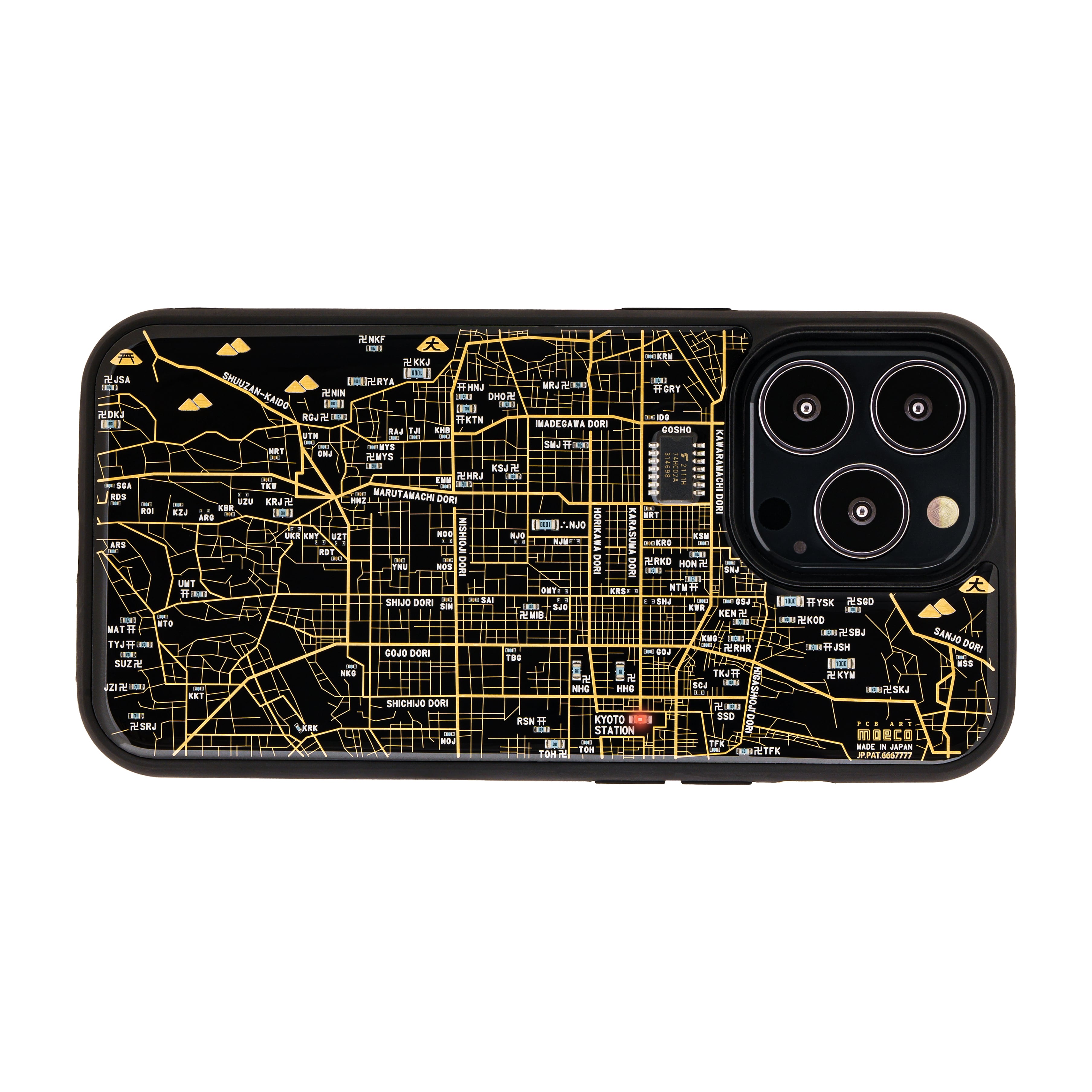 FLASH 東京回路線図 iPhone 12 / 12 Pro ケース FLASH 東京回路線図 iPhone 12 / 12 Pro ケース | PCB ART moeco
