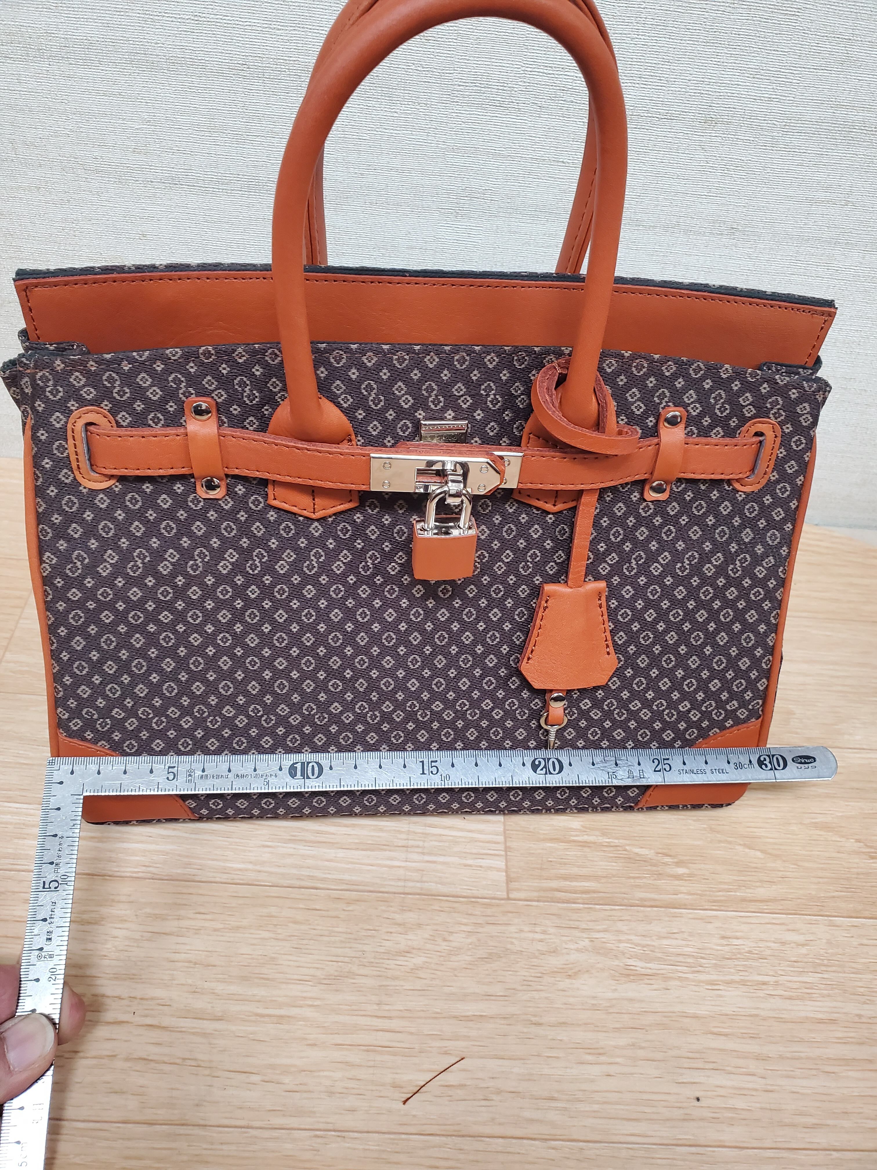 畳ヘリ+栃木レザーリメイク手提げ&ショルダーバッグ 30cmタイプ 畳ヘリ+栃木レザーリメイク手提げ&ショルダーバッグ 30cmタイプ