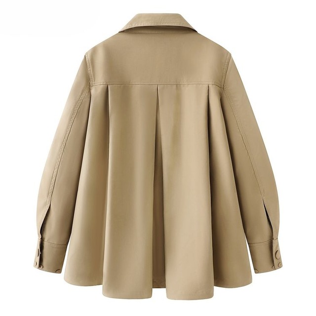 ダブルブレスト バックプリーツ ジャケット 26353