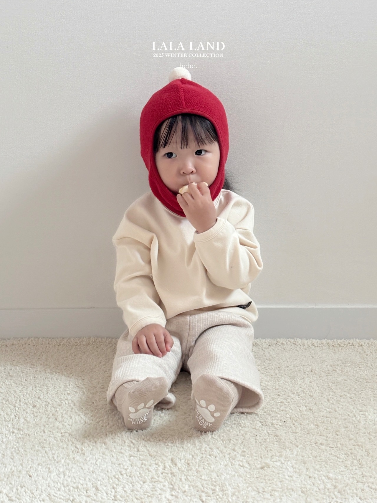 LALALAND 25/WI(Baby)Peach ribbed MTM