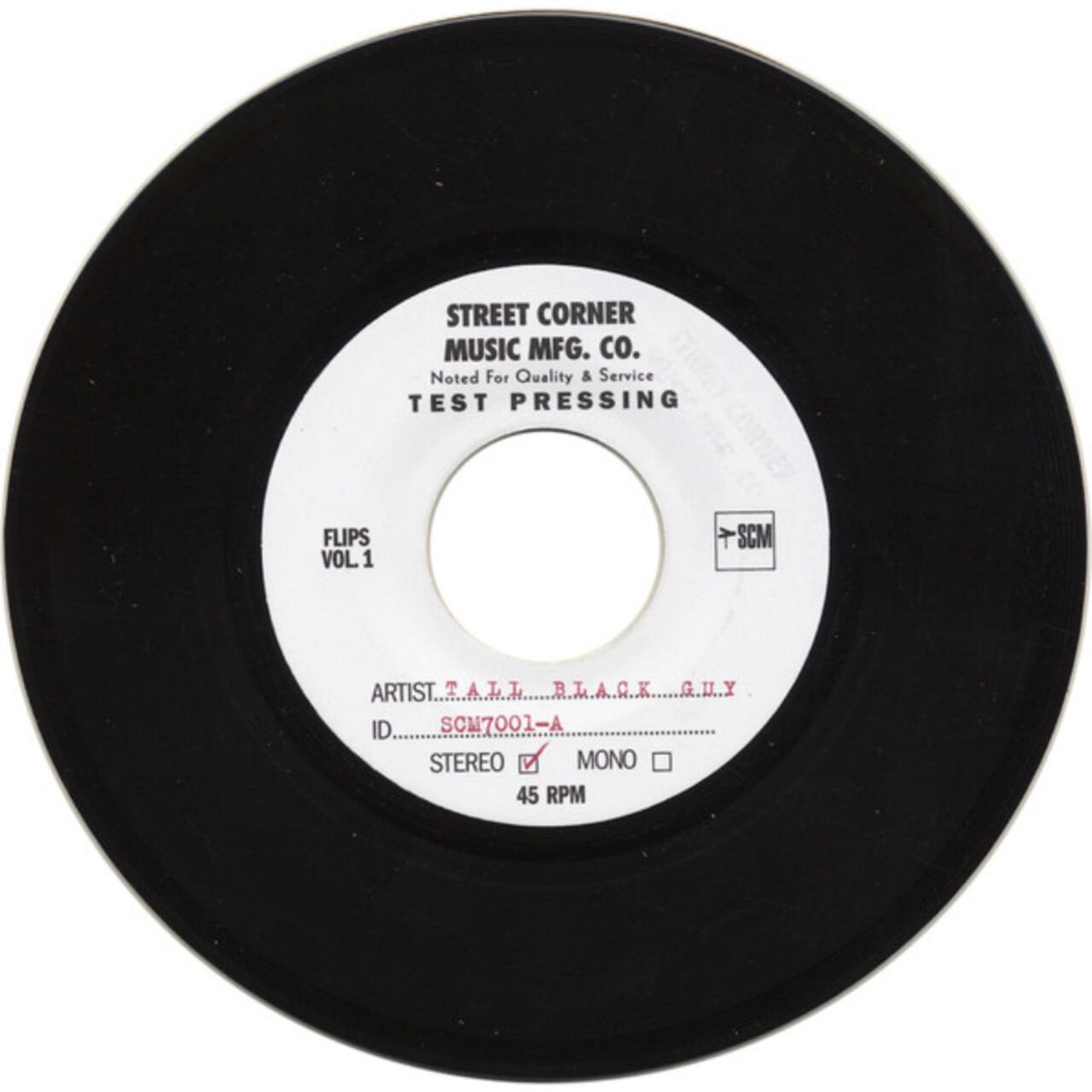 〈残り1点〉【7"】Tall Black Guy/Shash'U - Flips Vol. 1