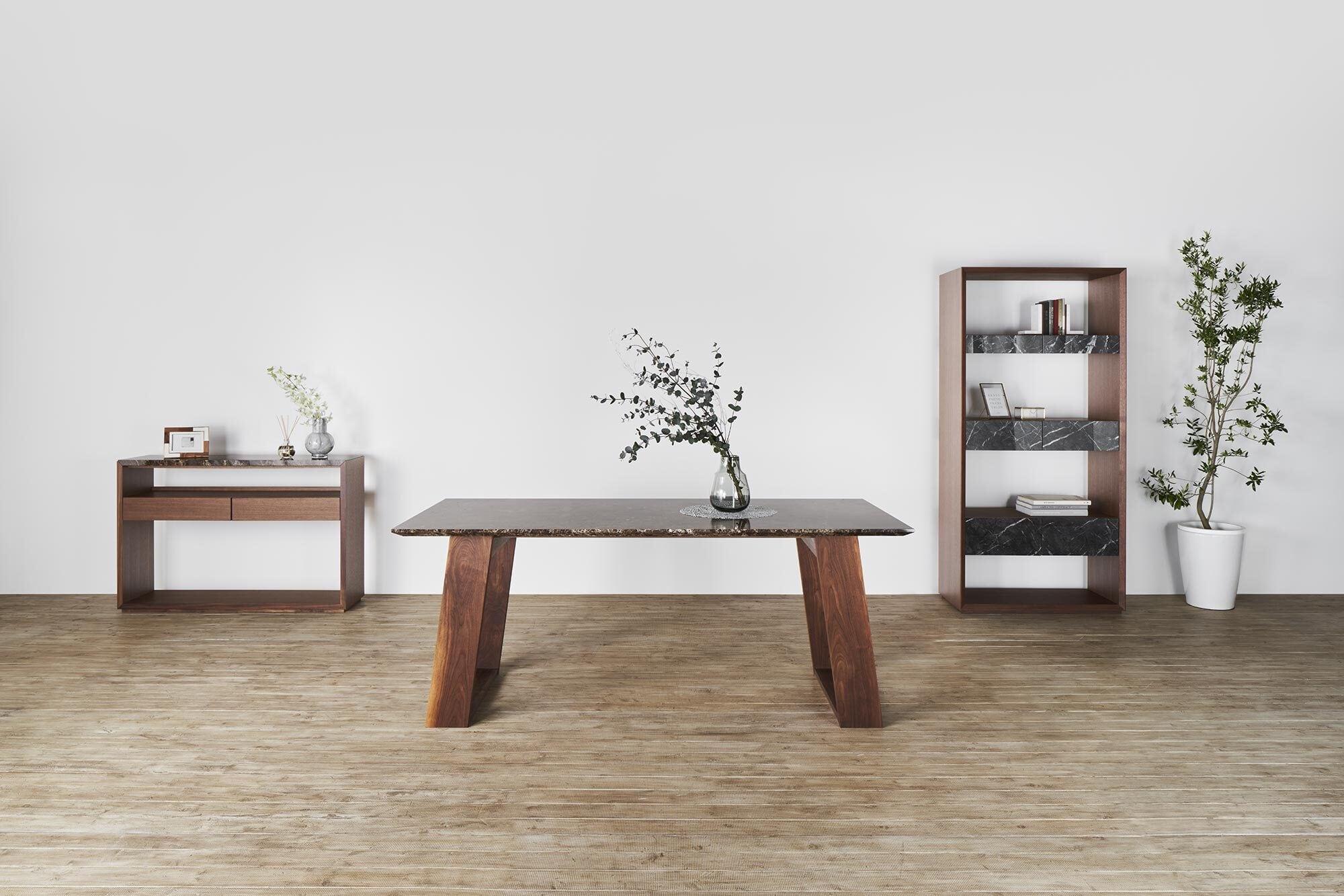 シェルフ｜天然大理石 グルジオカルニコ ｜UB-04G | Hagiwara Design