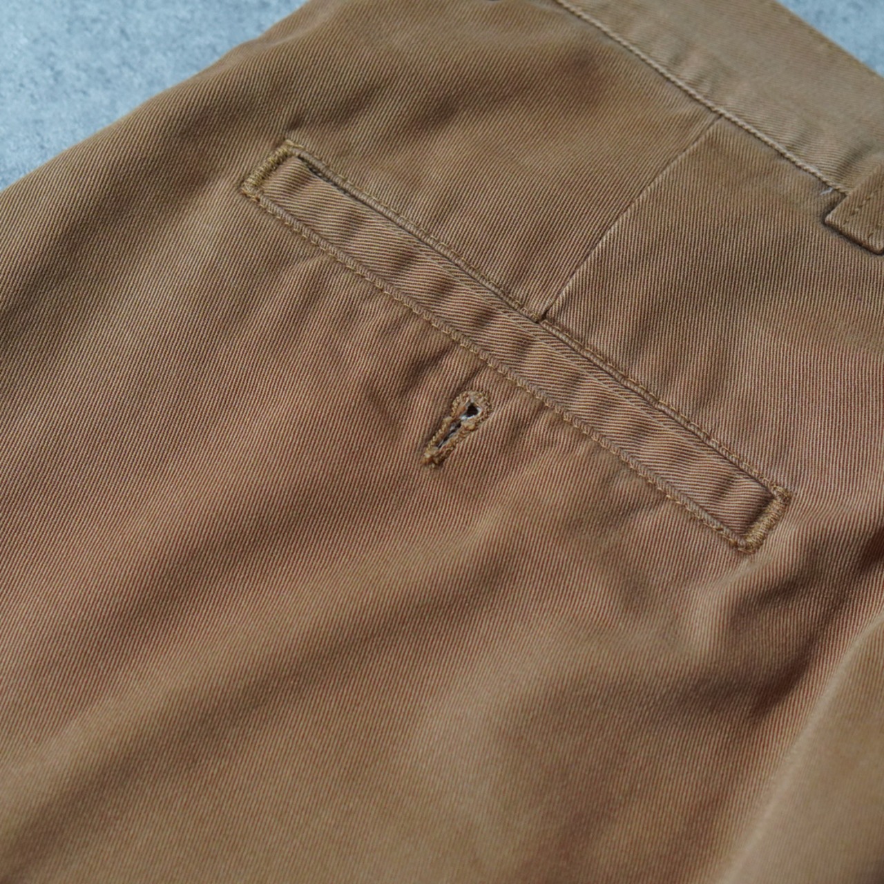 90s 初期型 USA製 Polo by Ralph Lauren POLO CHINO "No pleats" Tobacco Brown [W36L31相当] 古着 - 11