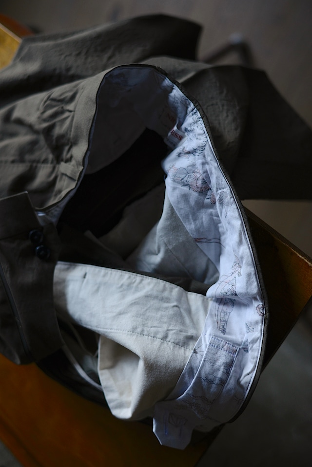 NICENESS / W.SCHENKER FLYING V CHECK TROUSERS