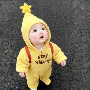 【BABY】stay shiningもこもこロンパース