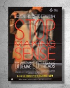 『Talking Heads』の映画 『Stop Making Sense』イタリア公開時の告知ポスター