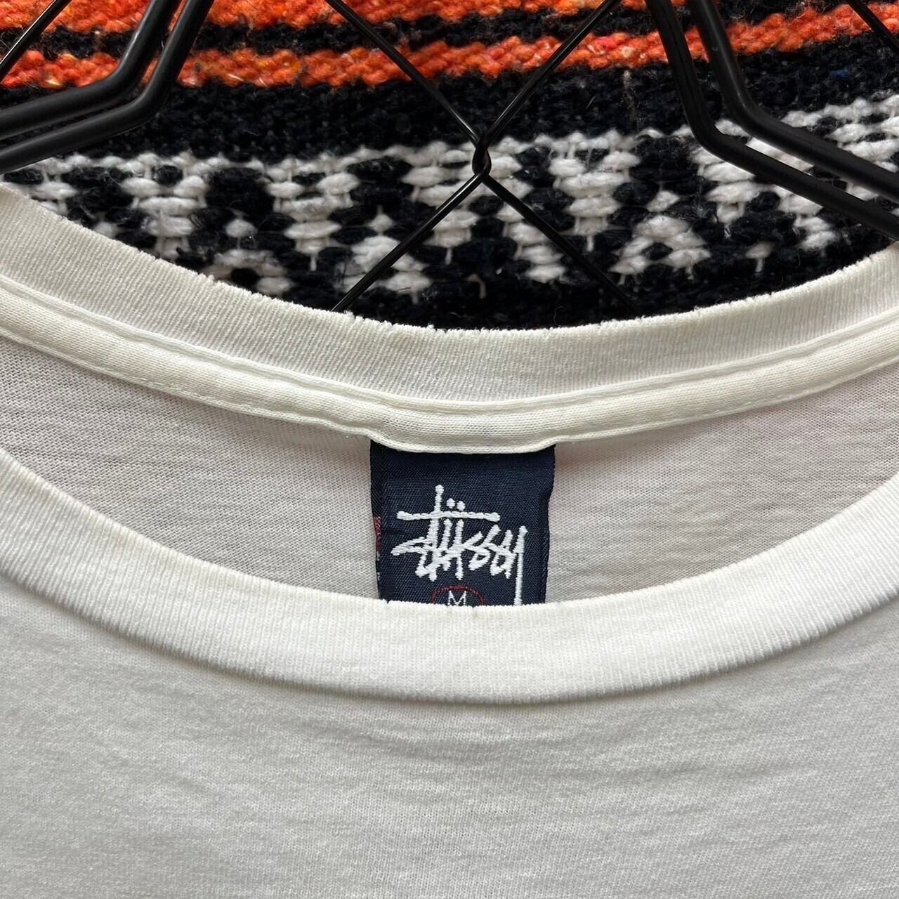 90s USA製 STUSSY ステューシー Tシャツ 半袖 ドラゴン 紺タグ バック