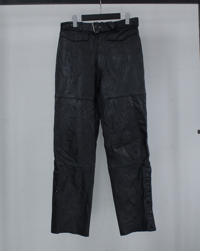 【Caka BLACK】80's “Hein Gericke” × “Harley-Davidson” Special Leather Pants