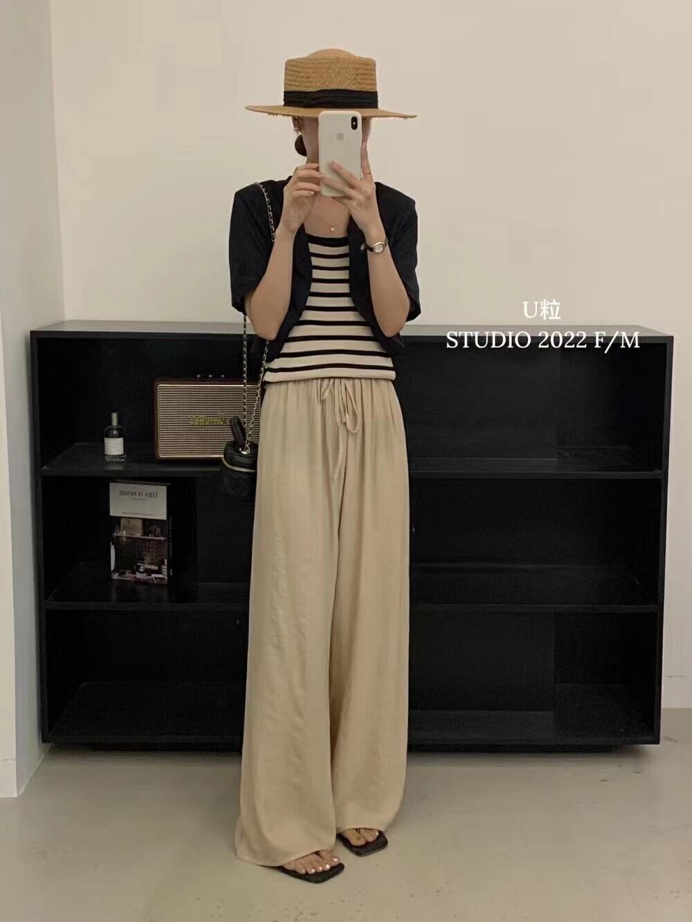 ワイドパンツ　AJ22003-8636