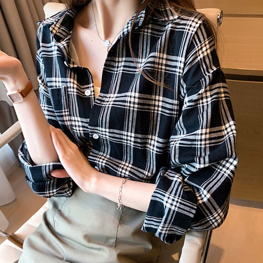 チェック柄 シャツ レディース 春秋冬 おしゃれ カジュアル 羽織り トップス きれいめ 大人 かわいい レトロ 大人可愛い 大人女子
