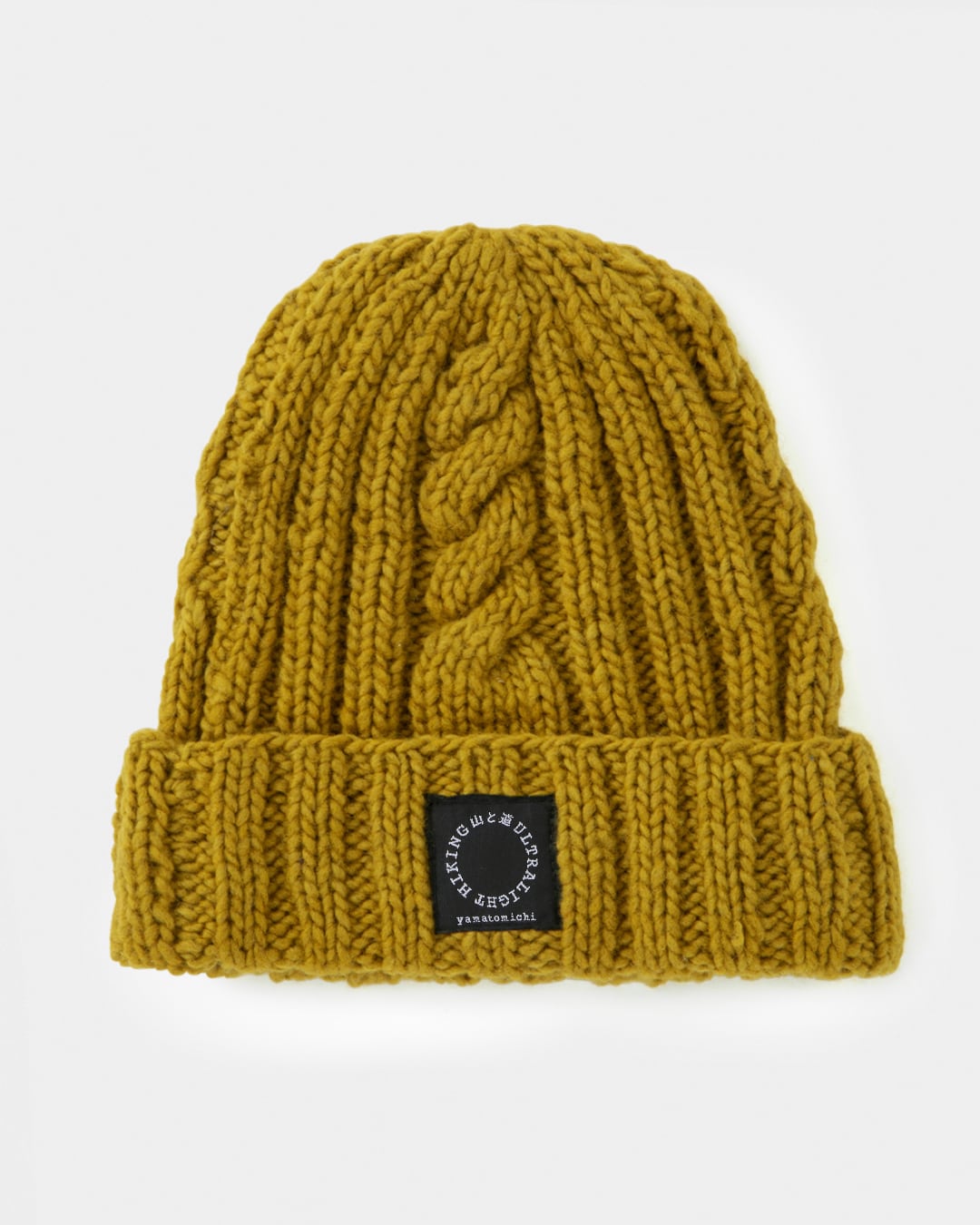 山と道 / Merino Knit Cap - Unisex #Ginkgo