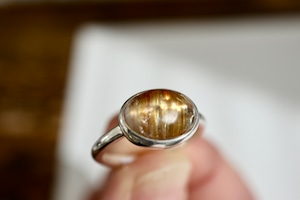 [ルチルの実]rutile quartz ring