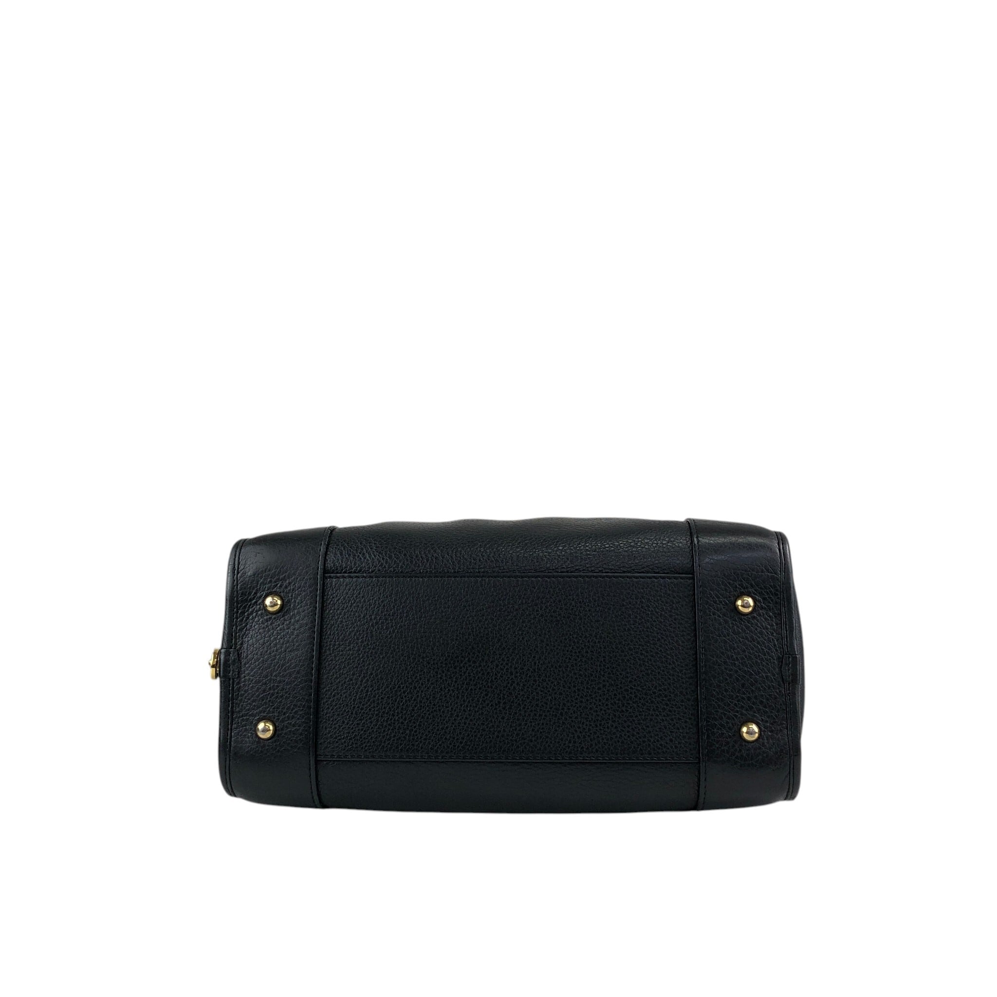 LOEWE ロエベ アマソナ28 ハンドバッグ ブラック アナグラム レザー