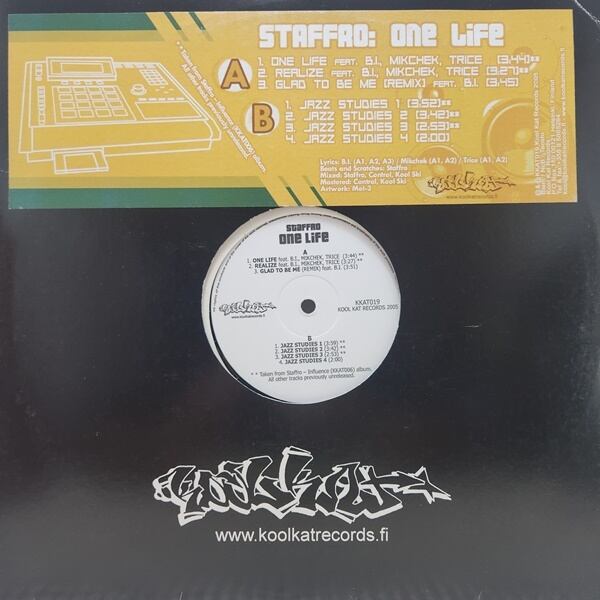 Staffro / One Life / Realize / Glad To Be Me (Remix) [KKAT019] - 画像1
