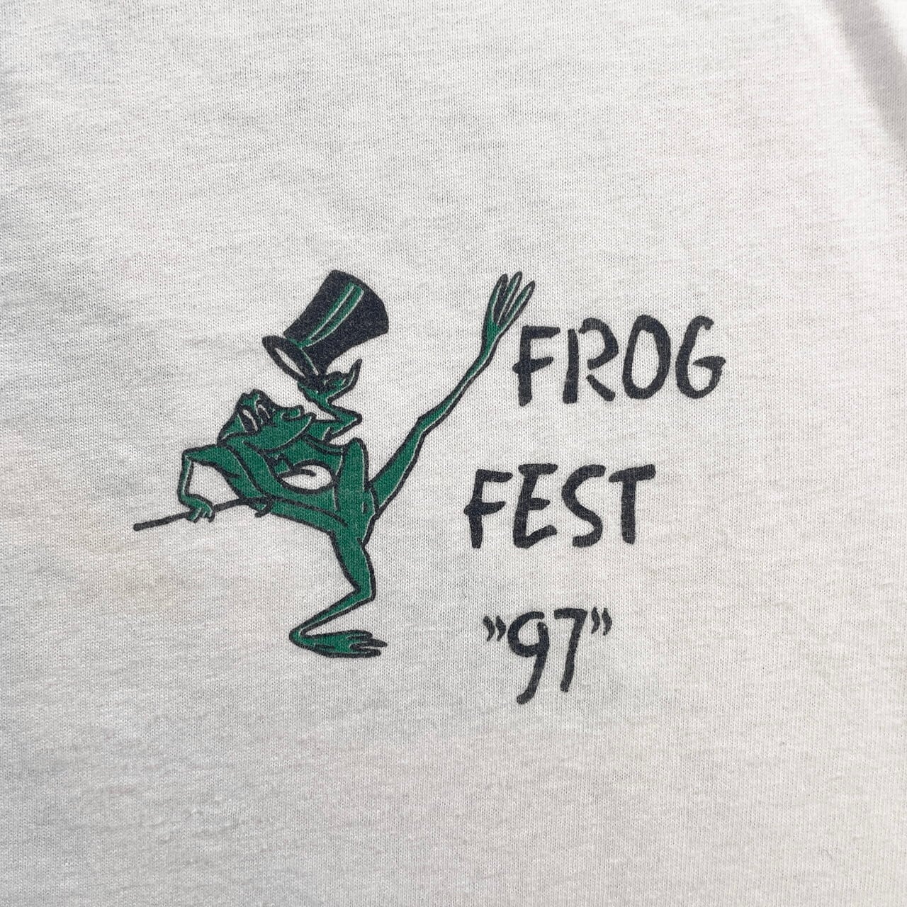 90年代 USA製 FROG FEST 97 カエル ヴィンテージTシャツ アニマルT