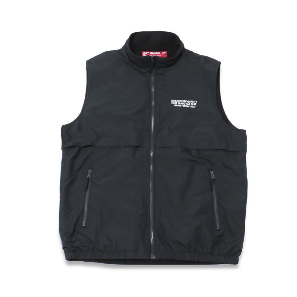 ナイロンベスト / HIDEANDSEEK(ハイドアンドシーク) / NYLON ZIP VEST 