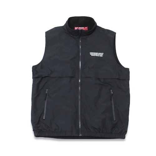 ナイロンベスト / HIDEANDSEEK(ハイドアンドシーク) / NYLON ZIP VEST(24SS)(BLACK)(HJ-020124)