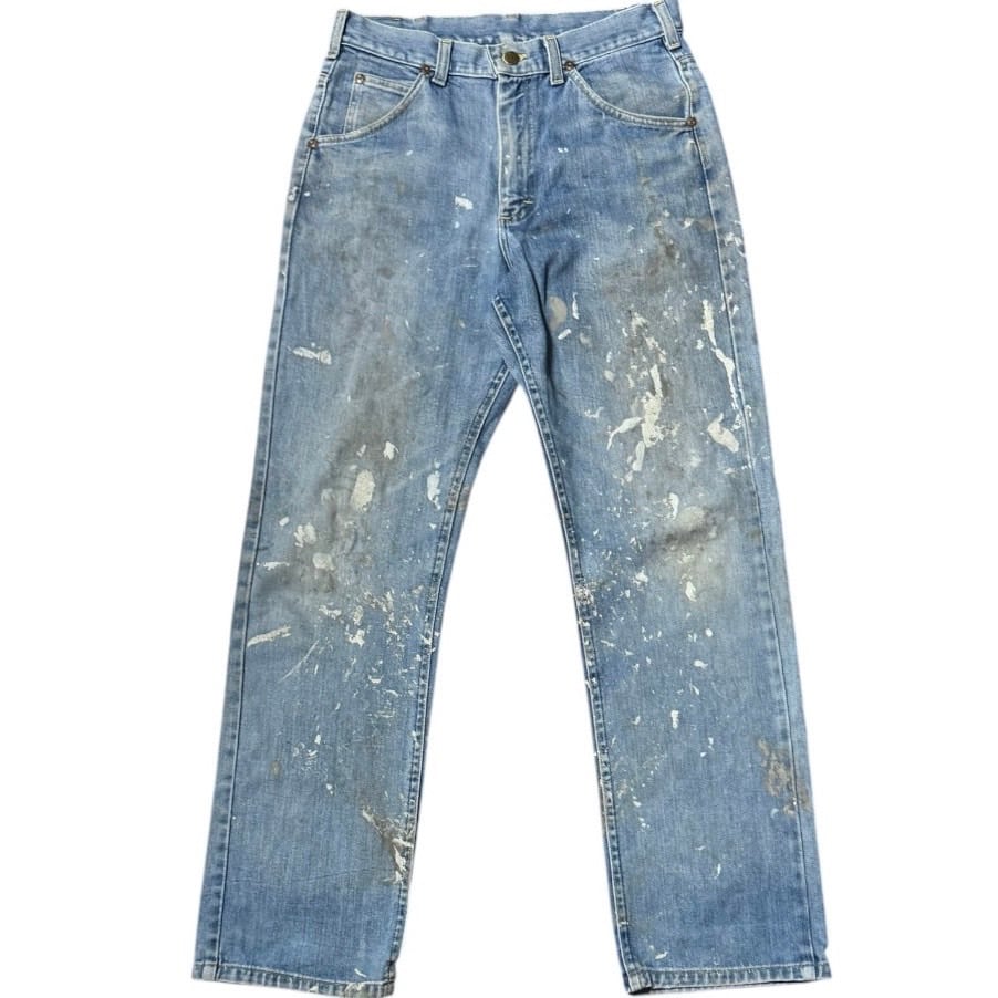 ブランド別 雰囲気抜群 濃紺 DENIME デニムパンツ ボタンフライ 日本製 