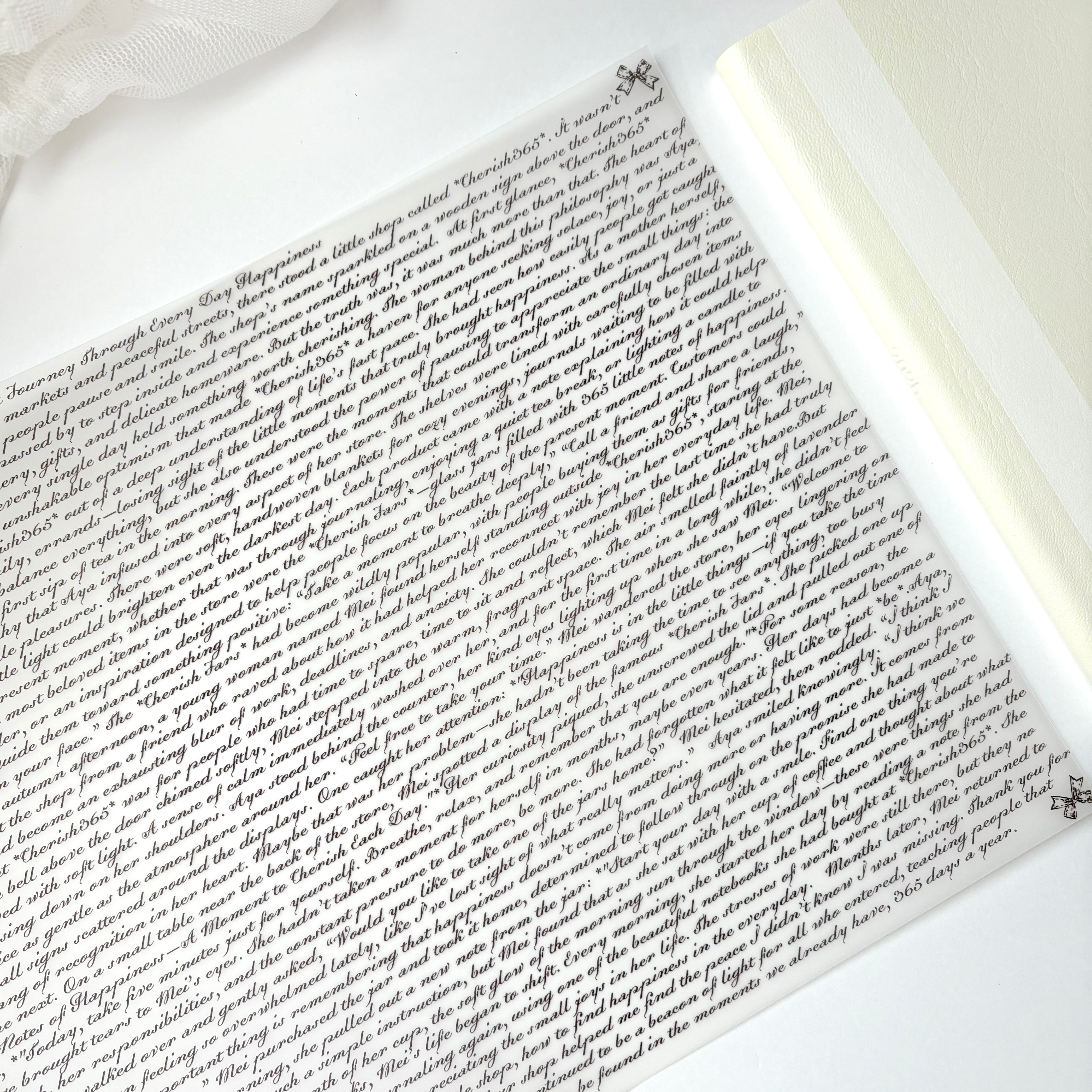 オリジナルトレーシングペーパーNo.5 トレーシングペーパー | cherish365_zakka