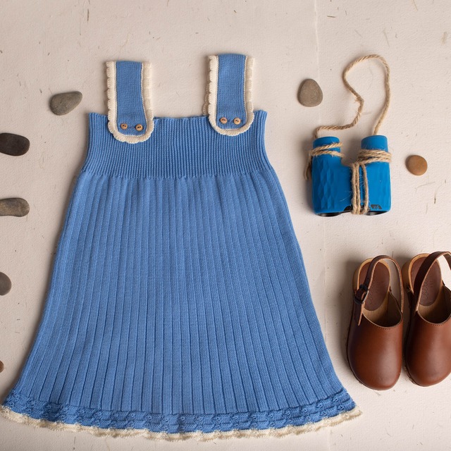 Birinit Petit / Deep blue knit dress