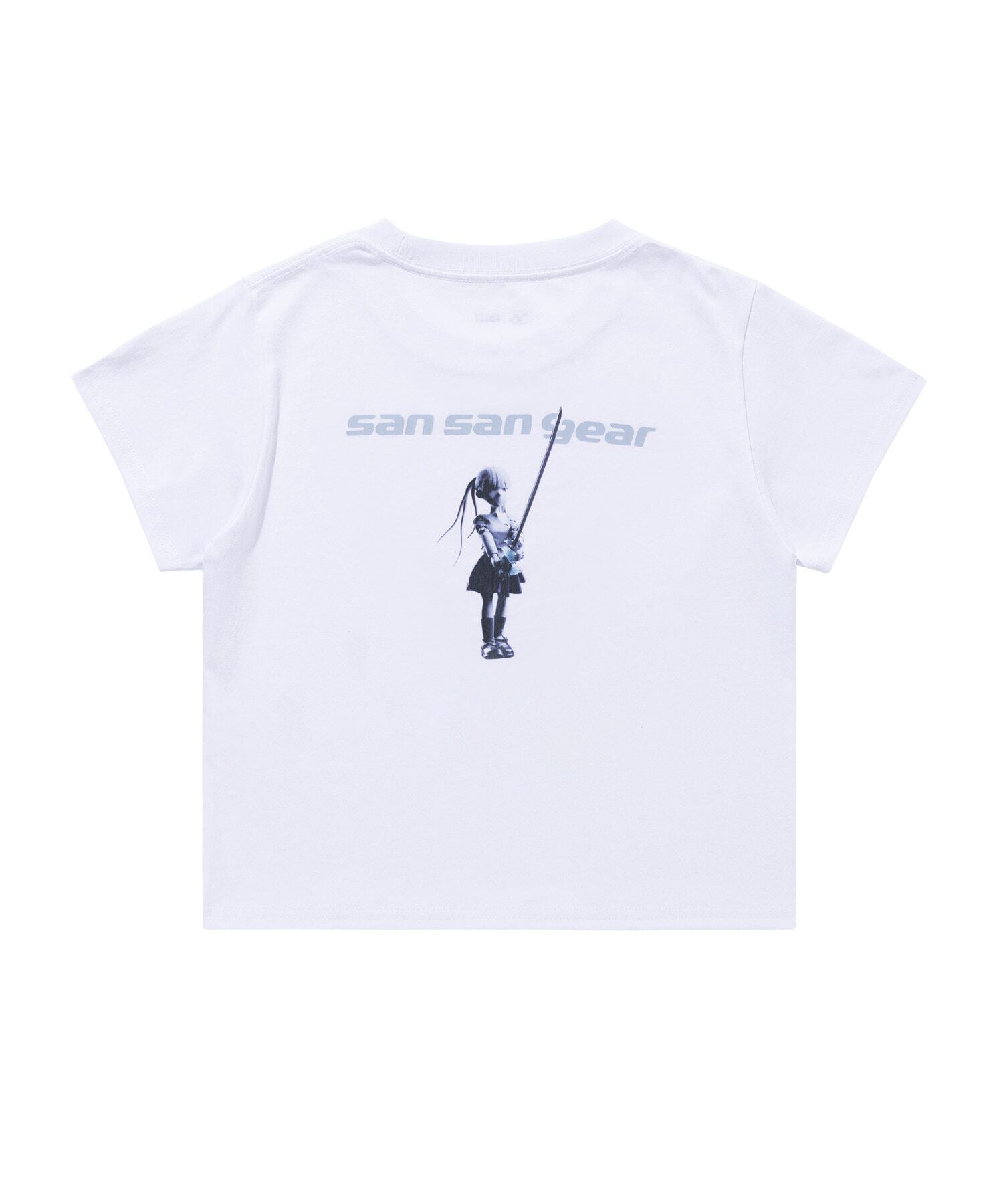 SAN SAN GEAR] 23SS SANSAN KOESY SLASH LOGO T-SHIRT WHITE 正規品