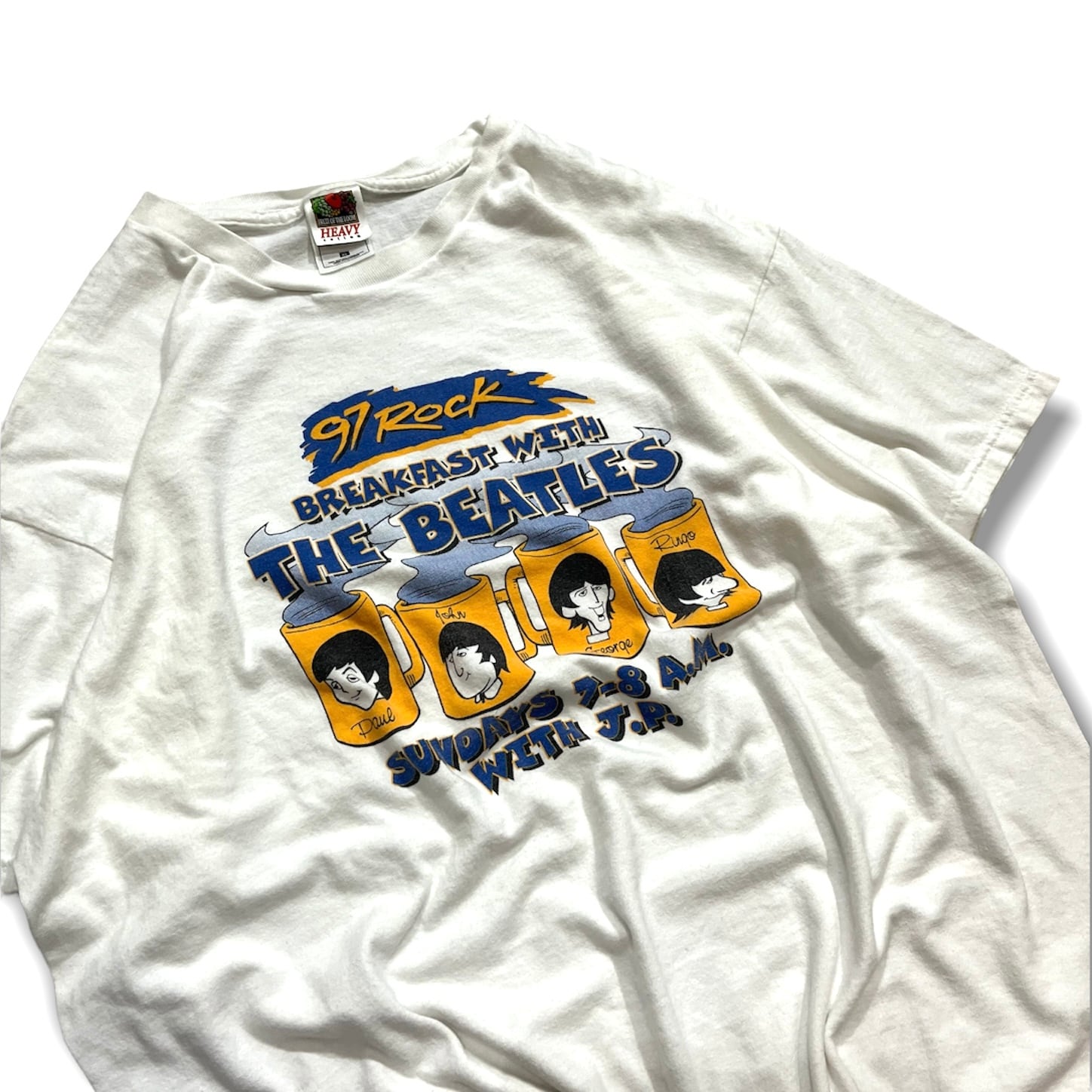 80~90年代 UCL THE BEATLES ビートルズ バンドTシャツ バンT メンズXL ヴィンテージ /evb000819