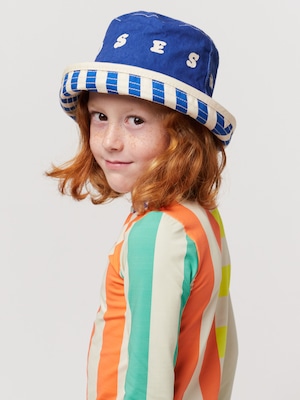 BOBO CHOSES / Multicolor Stripes reversible Hat