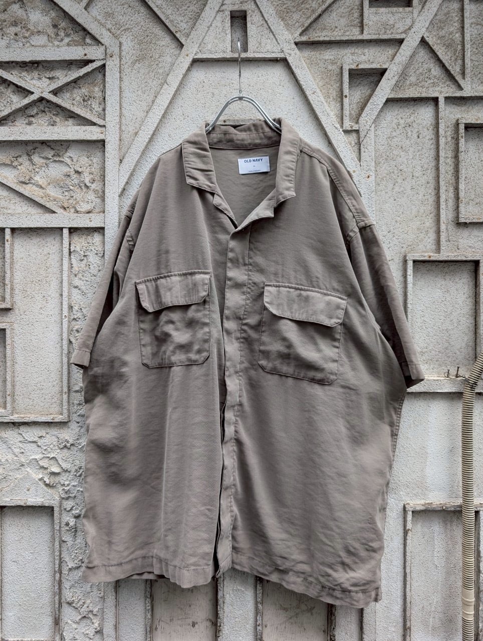 "OLD NAVY" silk mix S/S work shirt