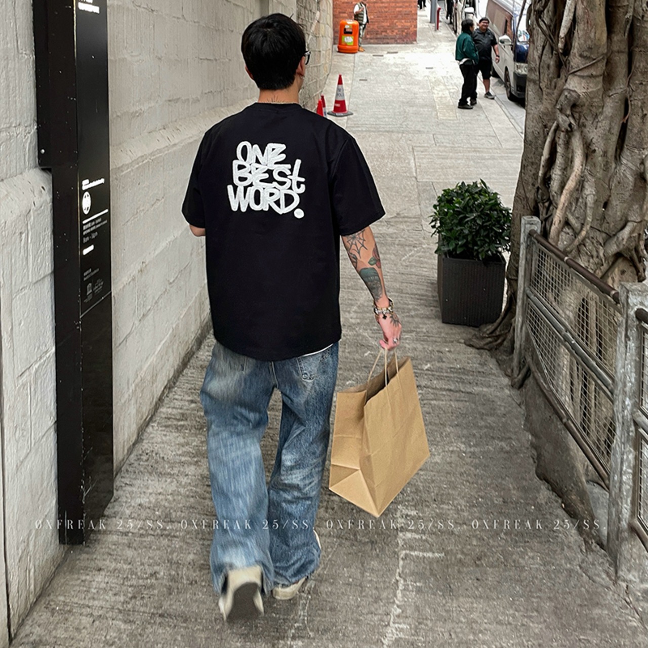 OXFREAK One Best Word Graffiti Tee / ワンベストワードグラフィティTEE