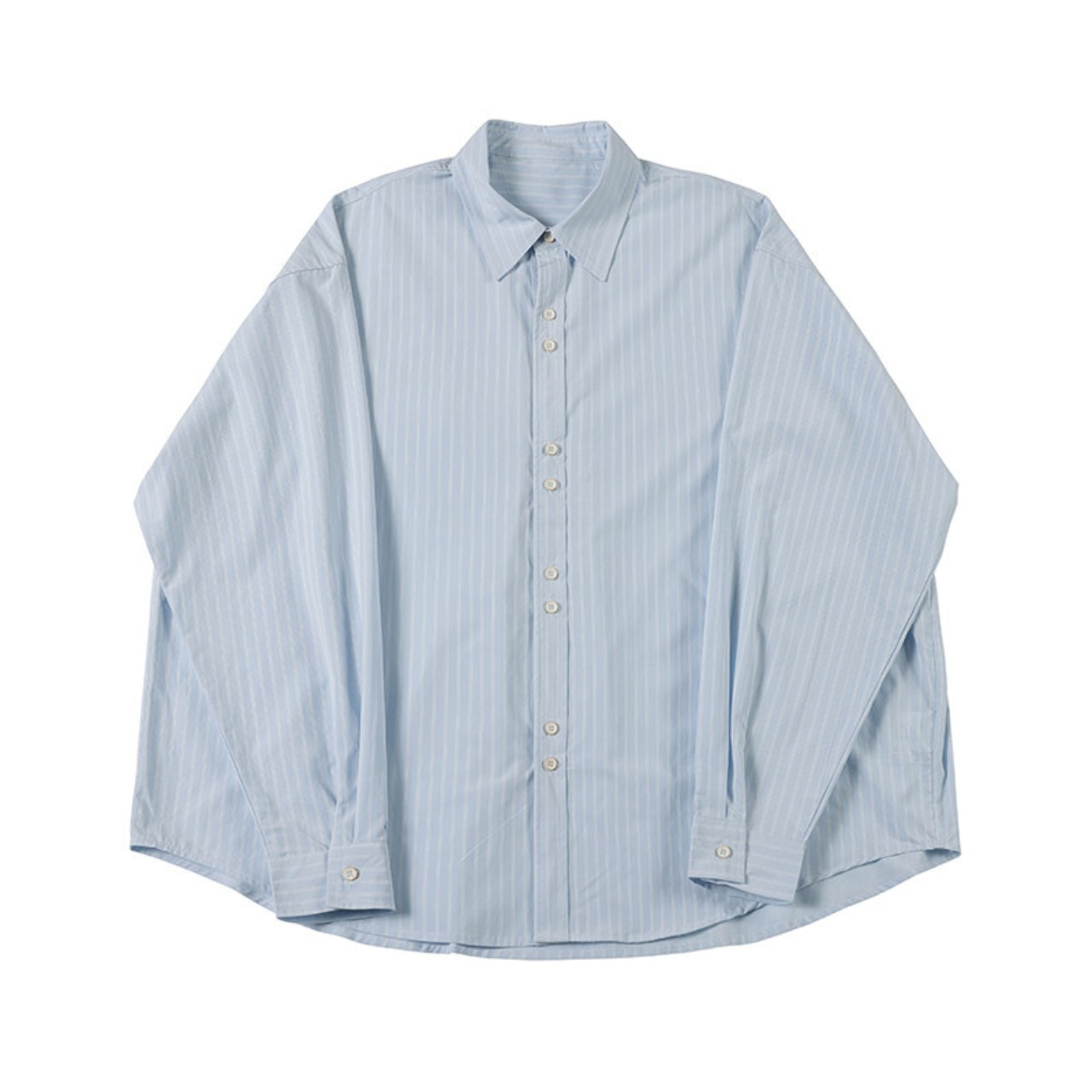 ソフトストライプ ルーズフィットシャツ A2055 - 18