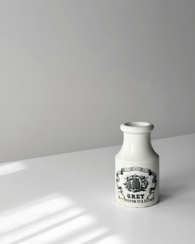 Creil et Montereau 　クレイユモントロー　/　“GREY POUPON”　マスタードポット