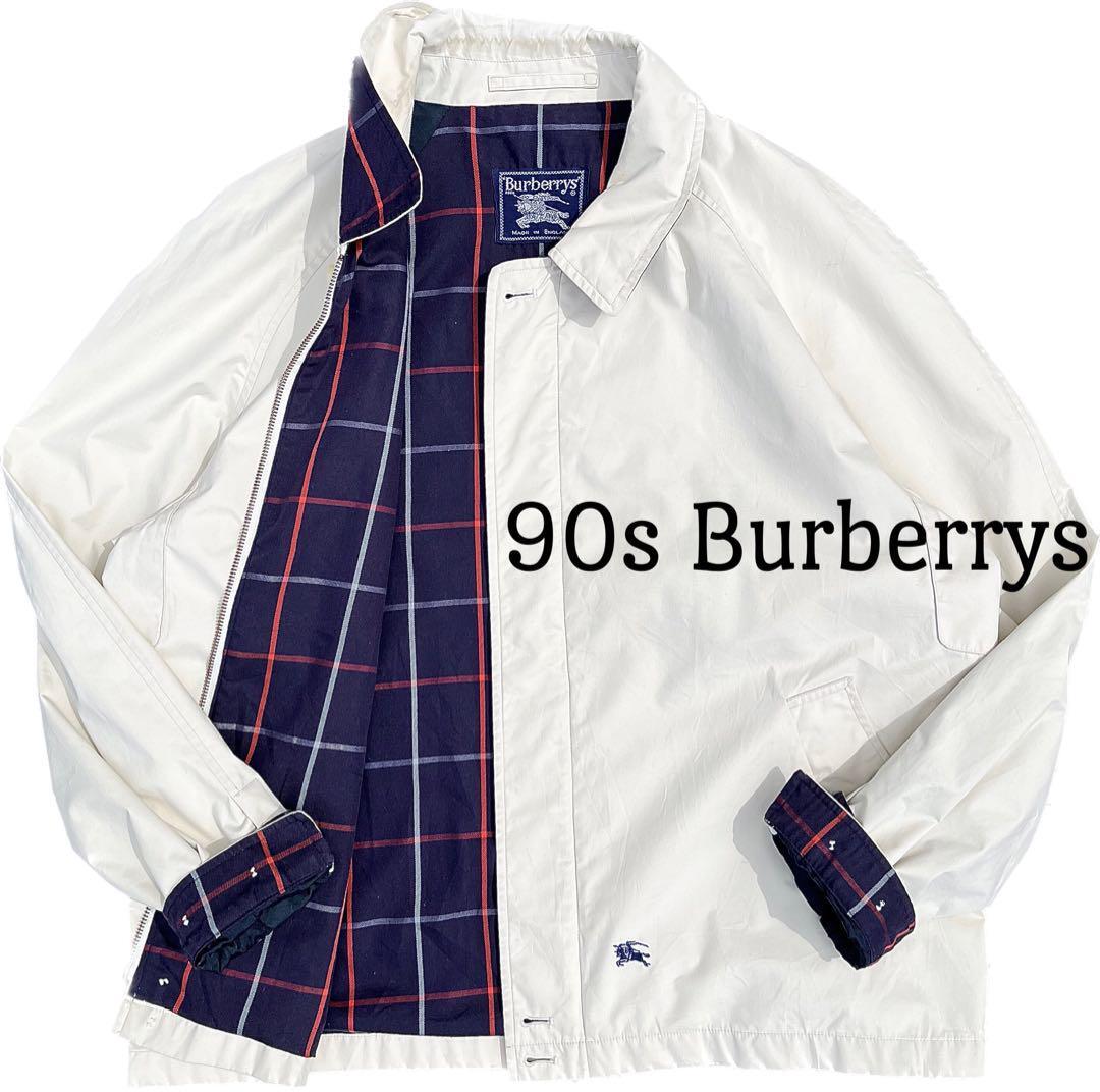 90s England製 Burberrys バーバリー ノバチェック ブルゾン ...