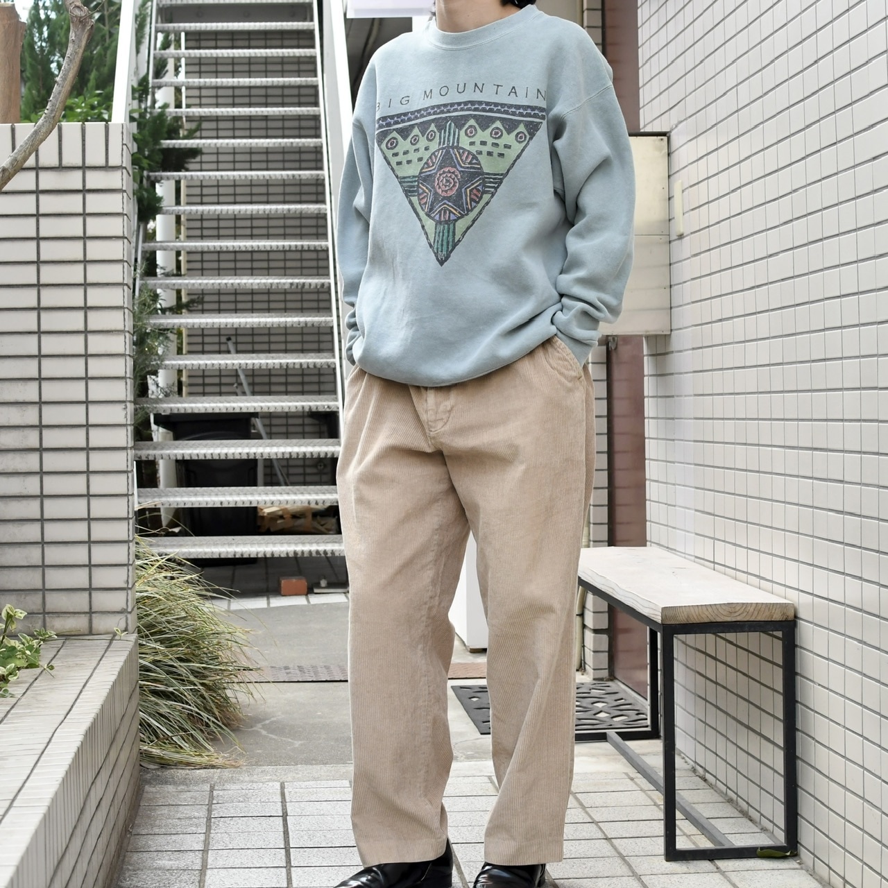 BIG MOUNTAIN native print sweat