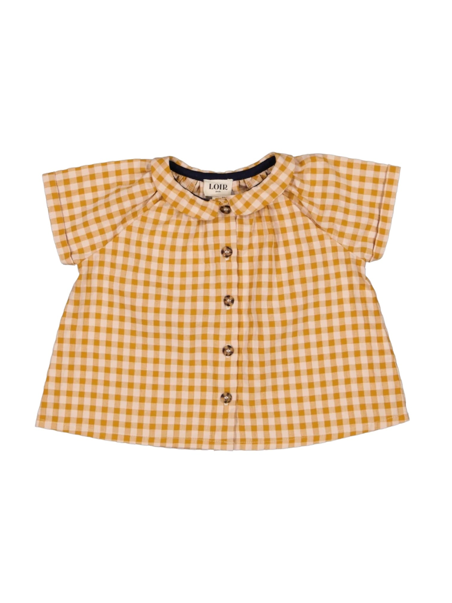 送料無料【LOIR paris 】CEZANNE/VICHY CARAMEL