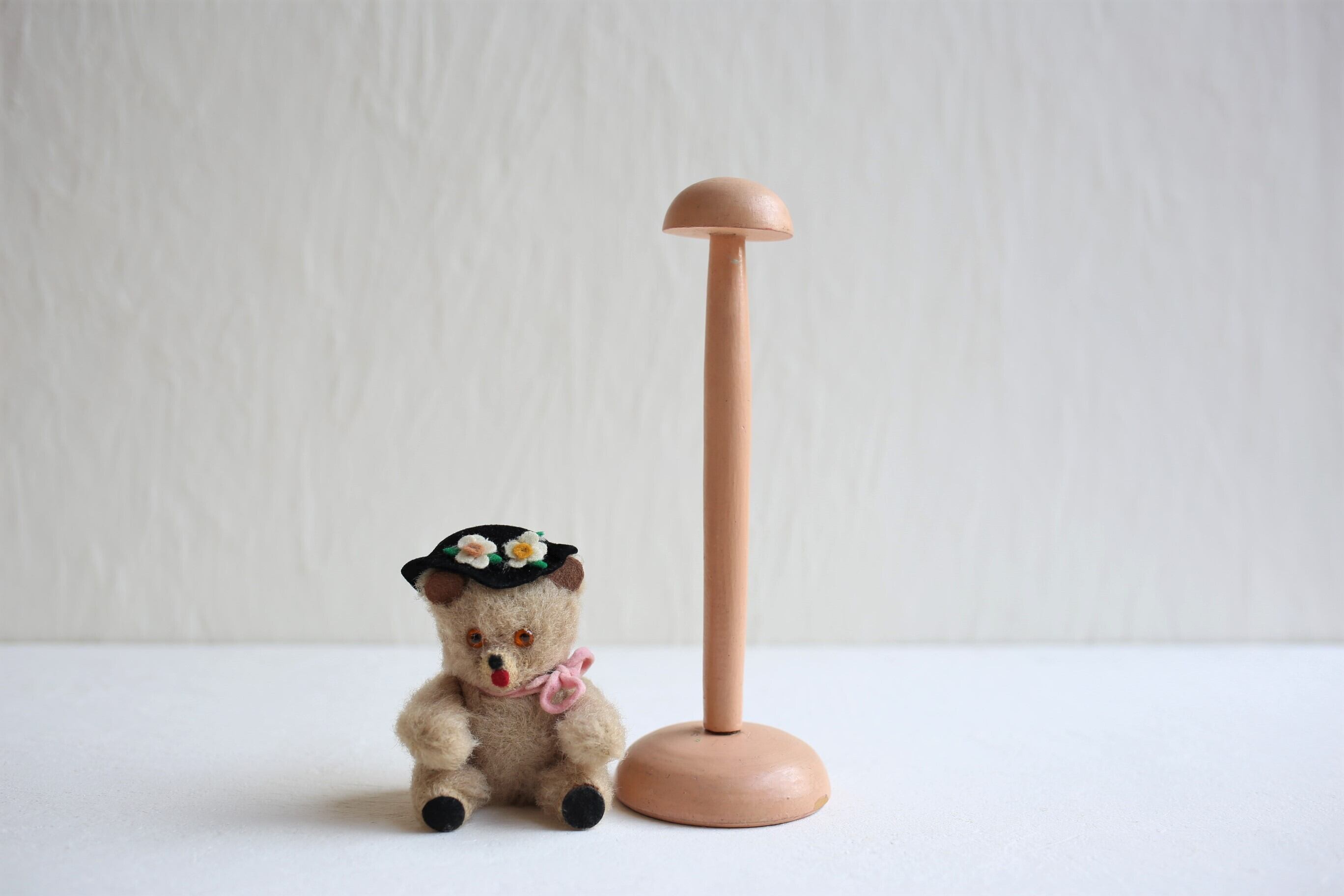 フランス アンティーク ヴィンテージ 小さめのピンクのハットスタンド N-01704