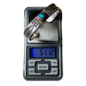 Navajo Edison Sandy Smith  silver bisbee turquoise bangle