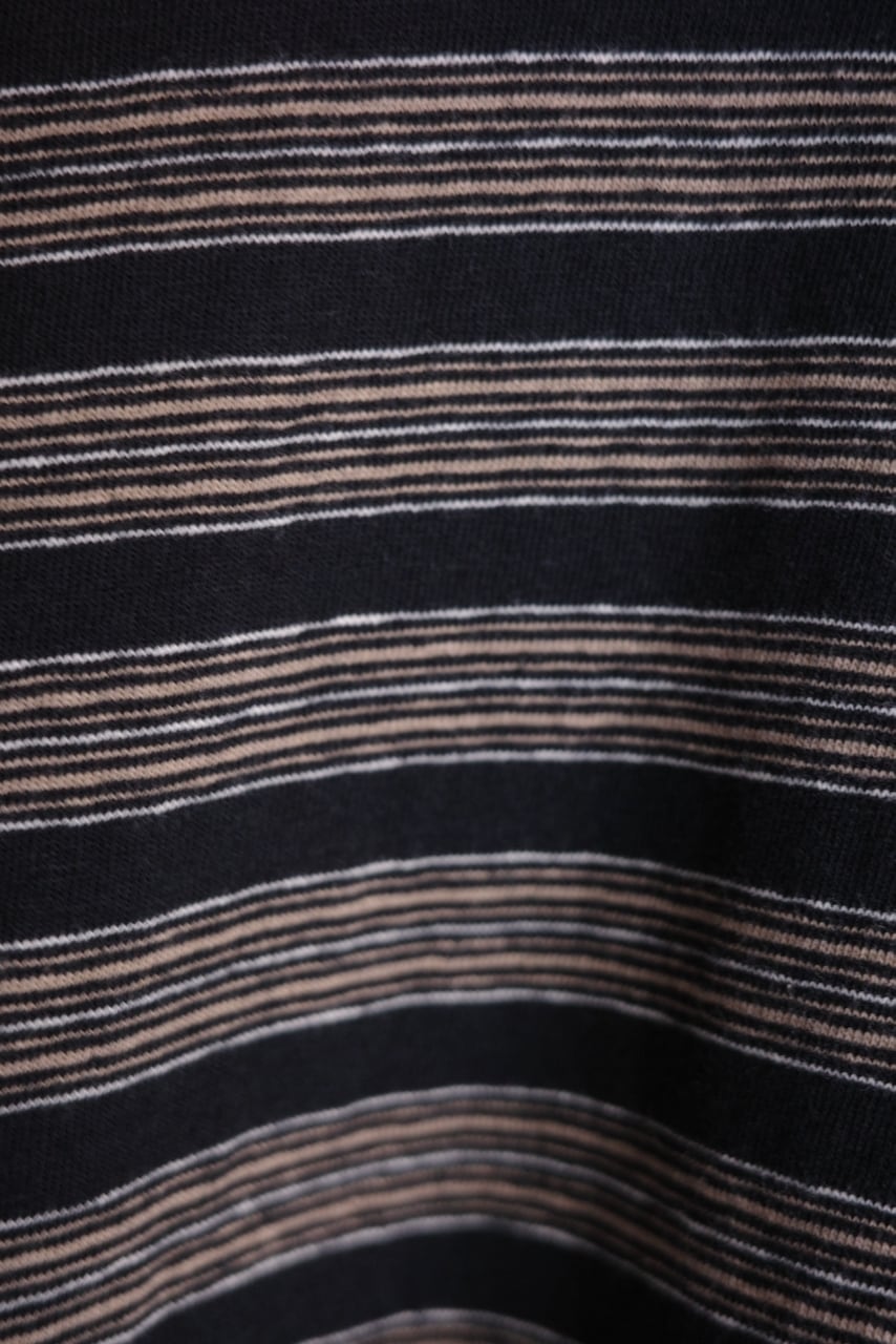 ENDS and MEANS Lサイズ ENDS and MEANS / Horizontal Striped L/S Tee | iremono