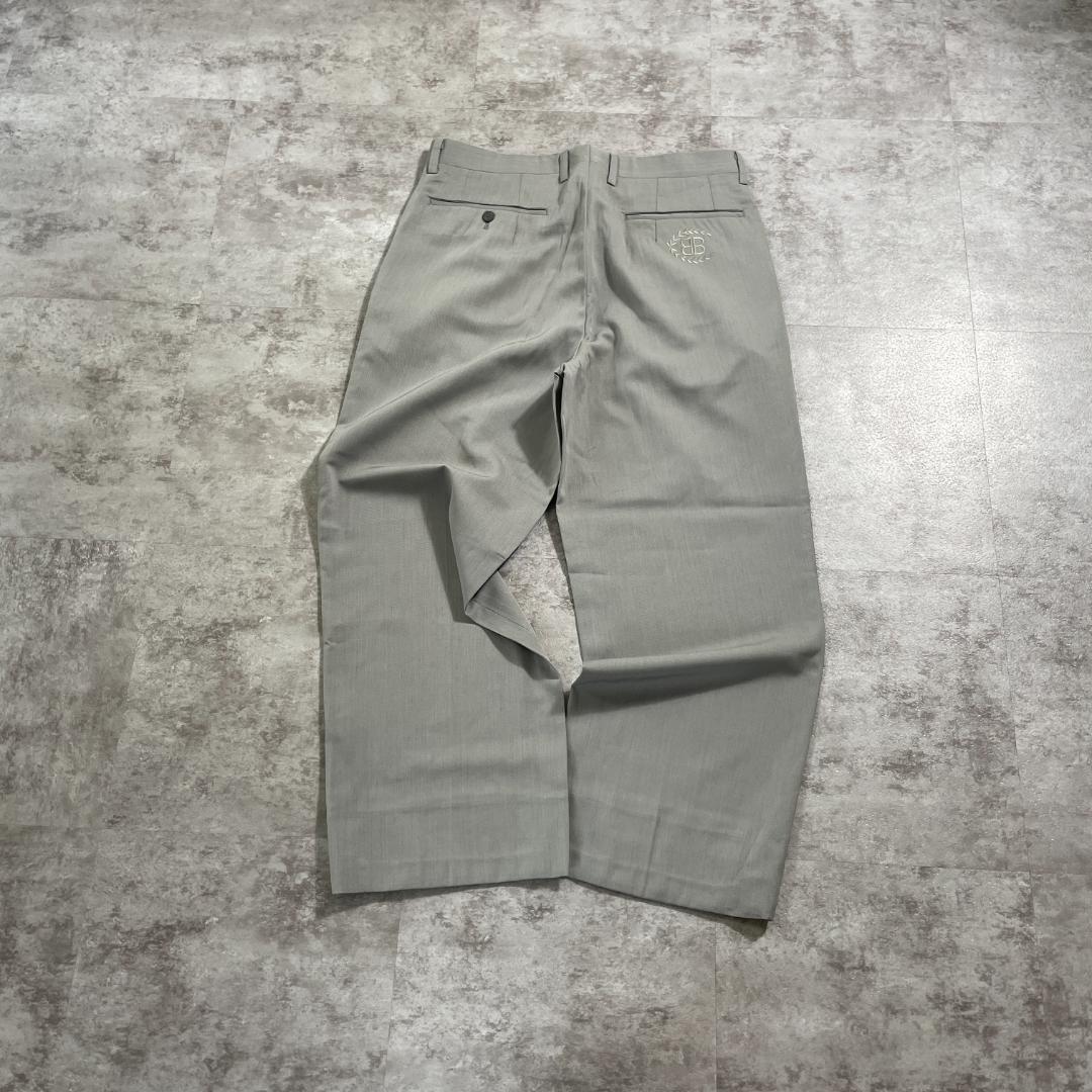 パンツ 90s BALENCIAGA GOLF slacks 90s BALENCIAGA SPORTS PARIS gray slacks | ib2