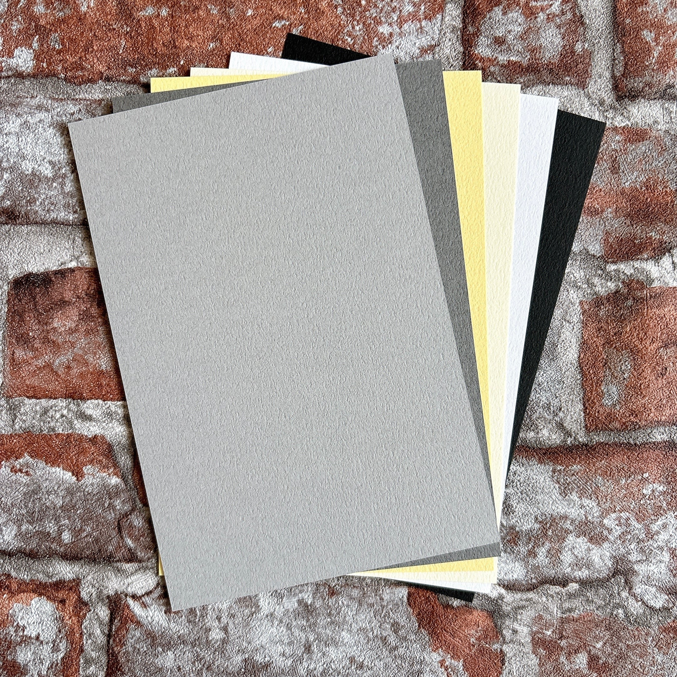 【6色12枚】　penpen paper タント紙 11×16.5｜厚口130kg・Cricut対応　